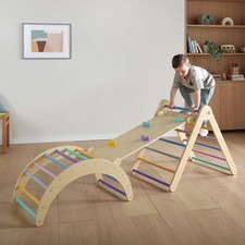 Wooden Climbing Frame Play