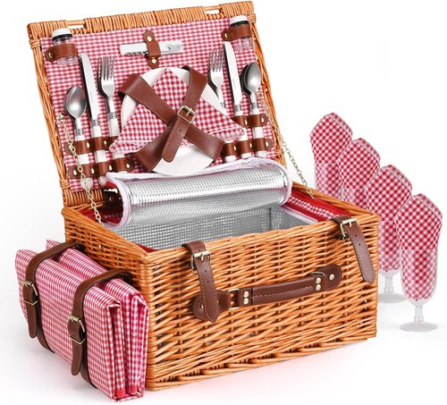 Person picnic basket - person, set