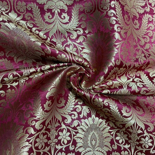 Floral gold leaf - leaf, damask