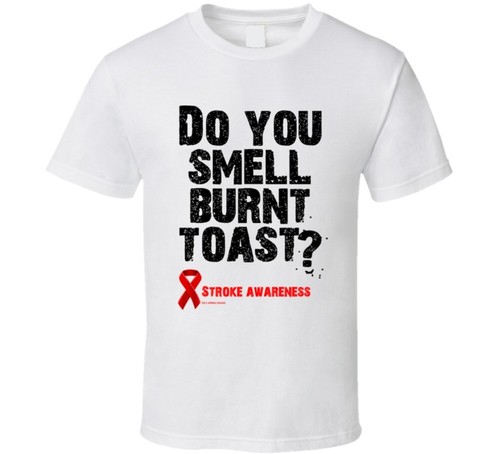 You smell burnt toast - burnt,
