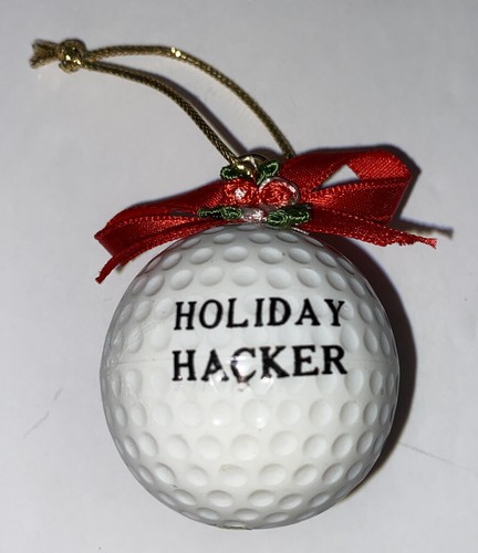 Golf ball holiday hacker - "holiday, hacker"