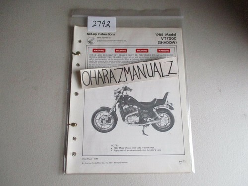 1985 honda vt700c shadow - 1985,