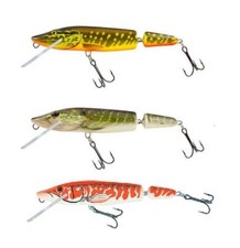 Salmo Jointed Floating Pike Crankbait / Pike Zander Lure Plug