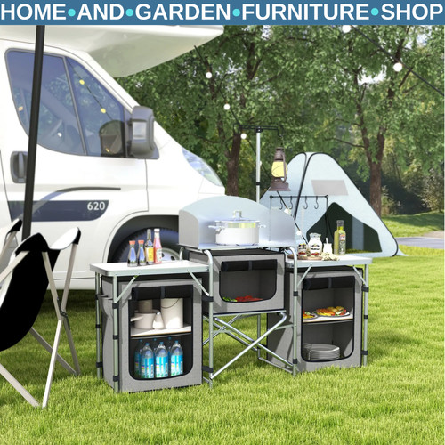 Camping kitchen table portable - kitchen,