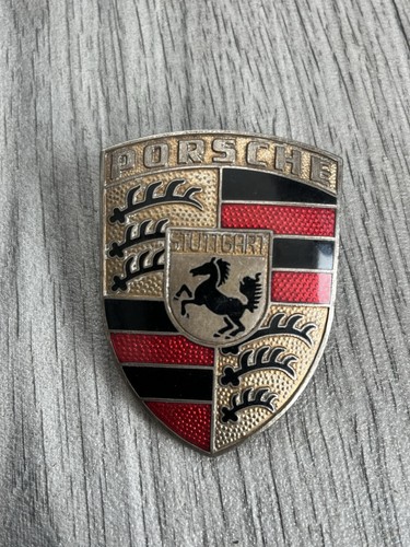 Genuine porsche emblem enamel - genuine,