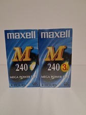 Maxwell VHS Cassette Tapes Lot