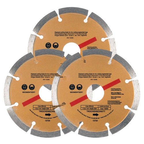 Pack 115mm angle - 3-pack,
