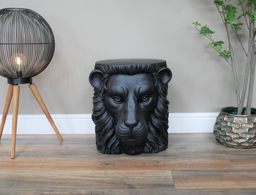 Black lion side - black, table