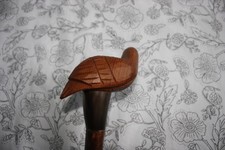 Hand carved Partridge walking stick