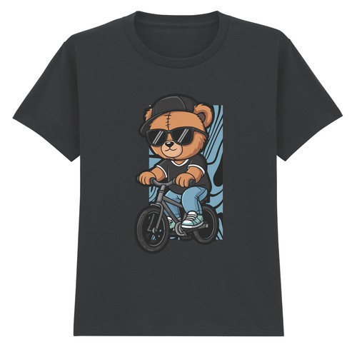 Cool teddy bear riding - teddy,