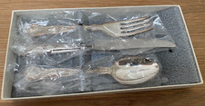 Vintage 3 Pcs Childs Kings Pattern Cutlery Set Stainless Steel Mutualy Sheffield