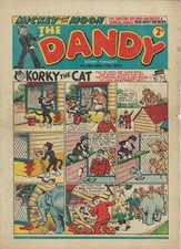 The DANDY Comic # 582 - 17th January 1953 - Vintage UK Paper Comic