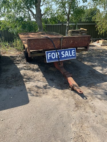 Tractor tipping trailer - tipping,