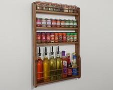 Oil spice rack - rack, handmade