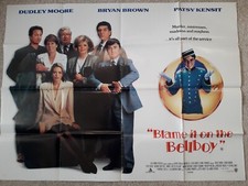 BLAME IT ON THE BELLBOY ORIGINAL UK QUAD POSTER 1992