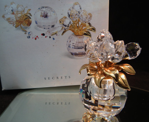 Swarovski tulip flacon vase - swarovski,