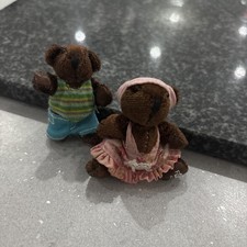 Mattel Vintage Furryville Figures Bears 