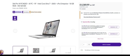 Dell pro pc14250 14in intel - dell, 14