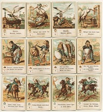 Quartet Card Game Playing Cards Happy Families Authors