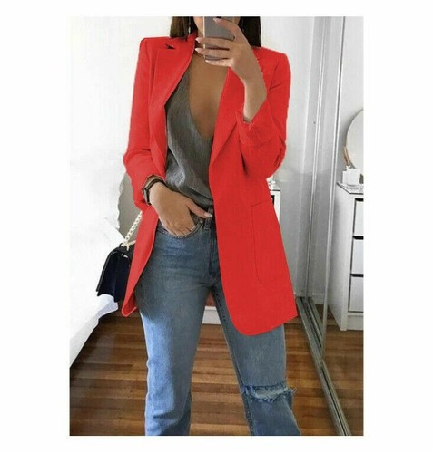 Longline blazer women suit - blazer,