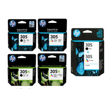 Genuine HP 305 /HP 305XL Black /Color Ink Cartridges For DeskJet 2720e 2722e Lot