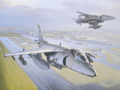 Harrier gr7 and t10 - harrier, raf