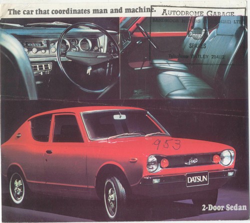 Datsun 100 sedan 1971 - 100, 2d