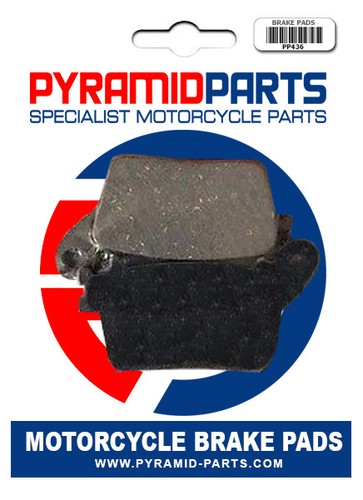 Rear brake pads - rear, for