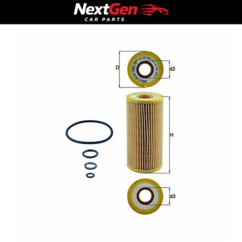 Oil filter mahle - oil, ox383d