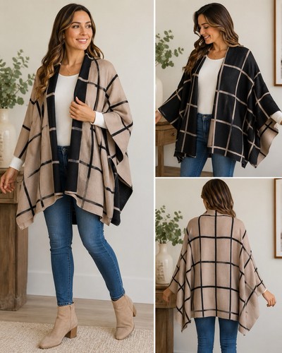 Moss rose reversible plaid - moss,