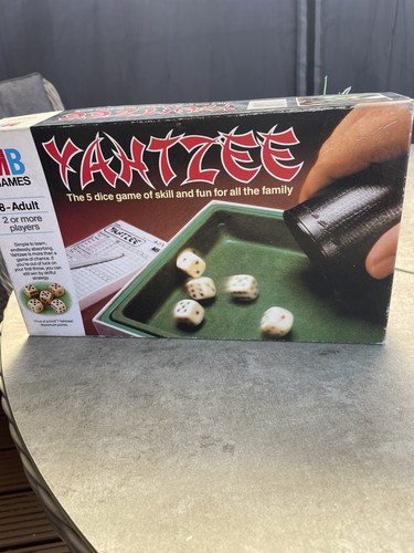Vintage 1982 games yahtzee - mb,