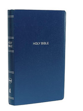 Holy Bible Blue Bible King James Version Leather Imitation
