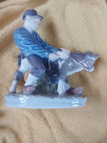 Royal copenhagen porcelain boy - copenhagen,