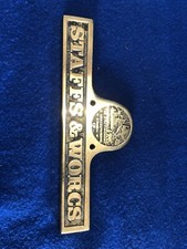 Solid Brass Canal Boat Bar