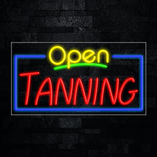 Tanning led neon - led,