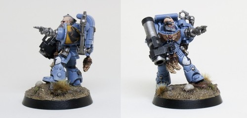 Space wolves long fangs man - space,