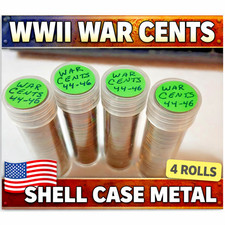 WWII “War Cents” 4 Rolls
