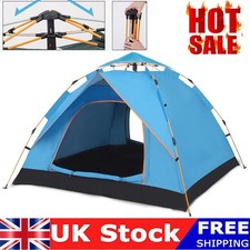 Full Automatic Instant Pop Up 3~4 Man Camping Tent Family Outdoor Hiking Shelter