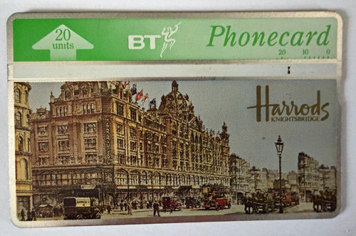 Phone cards harrods - bt,