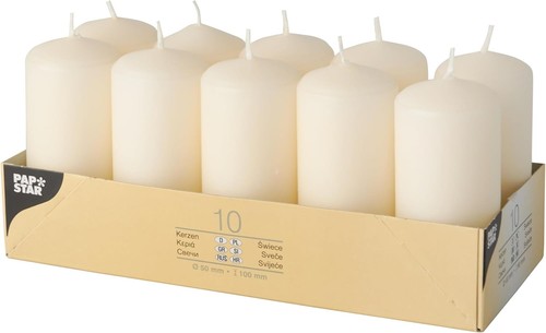 Papstar wax candles 90 - wax, mm