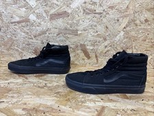 Vans Sk8-Hi Triple Black Mono Size 7 UK Trainers School Shoes Men’s Casual