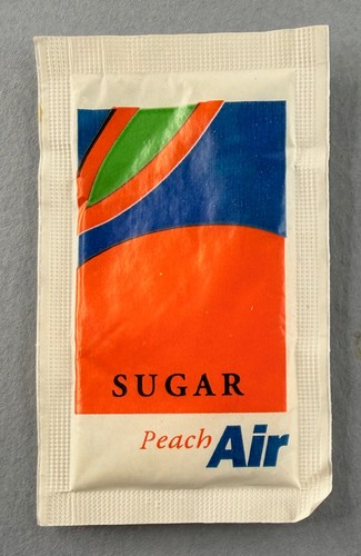 Peach air sugar - sugar, packet