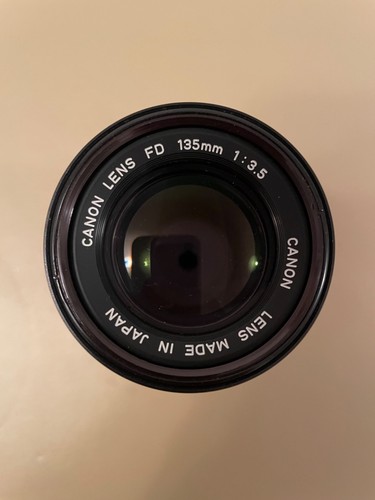 Canon 135mm 5 prime - fd, f3.5