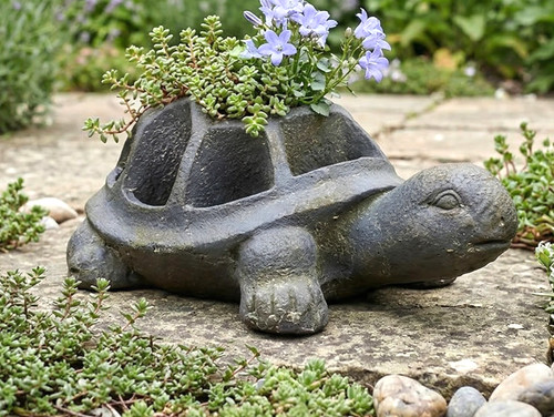Unusual tortoise planter - tortoise,
