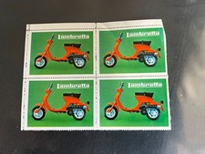 4 x Lambretta Vega/Lui Stamps - Late 60's