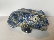 Vintage Thai Art Pottery Blue