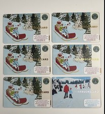Starbucks 2007 Christmas Cards JOBLOT BUNDLE RARE