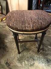 Antique Kidney Shaped Stool By