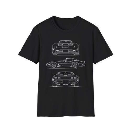 1979 corvette line - corvette, shirt