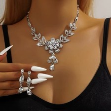 Silver Colour Plated Crystal